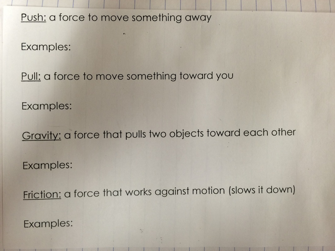 Force And Motion Mrs Nashs Class